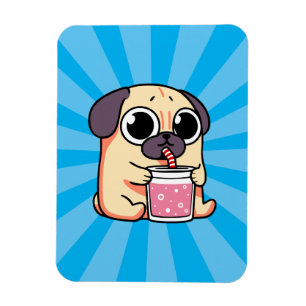 Cute Pug Magneet