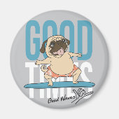 Cute Pug Magneet (Voorkant)