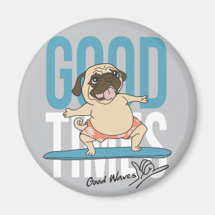 Cute Pug Magneet