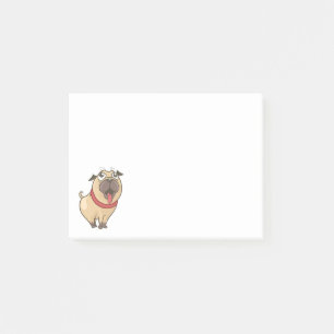 Cute Pug Mam Puppy Dog Cartoon Puppies Pup Honden Post-it® Notes