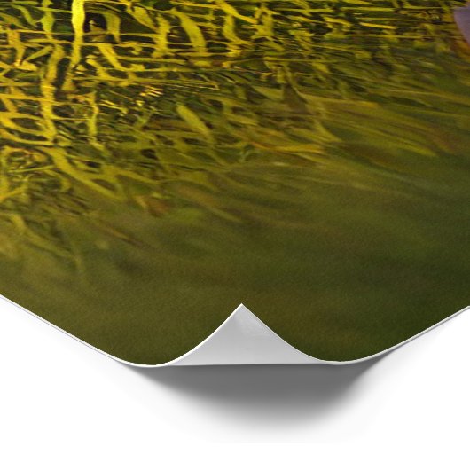 Cute Pug met hart Poster (Hoek)