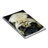 Cute Pug Notitieboek (Rechterzijde)