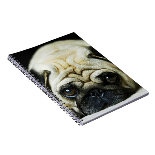 Cute Pug Notitieboek (Rechterzijde)