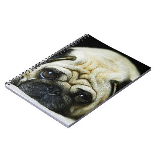 Cute Pug Notitieboek (Linkerzijde)