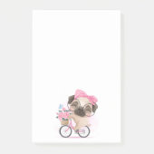 Cute Pug Post-it® Notes (Voorkant)