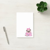 Cute Pug Post-it® Notes (Kantoor)