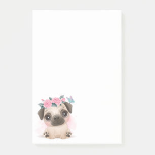 Cute Pug Post-it® Notes