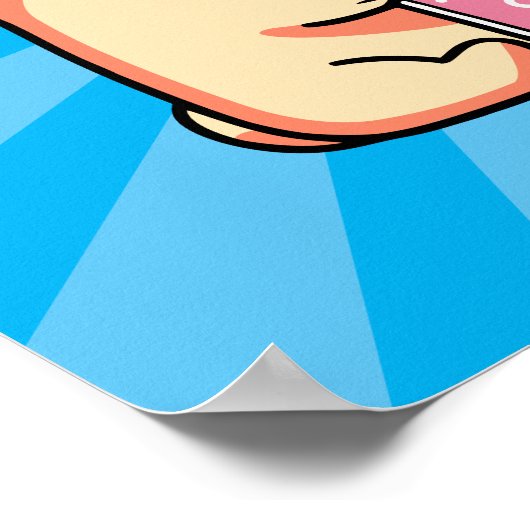 Cute Pug Poster (Hoek)