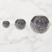 Cute Pug Puppy Birthday Confetti (Voorkanten)