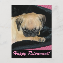Cute Pug Puppy Briefkaart