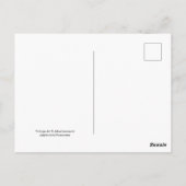 Cute Pug Puppy Dog Briefkaart (Achterkant)