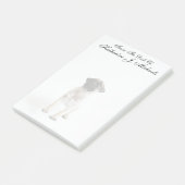 Cute Pug Puppy Post-it® Notes (Schuin)