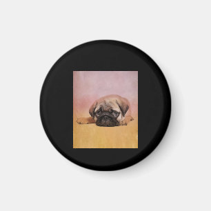 Cute Pug Puppy Pug Hondenliefhebbers Cadeau Magneet