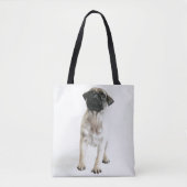 Cute Pug Puppy Tote Bag (Voorkant)