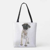 Cute Pug Puppy Tote Bag (Achterkant)