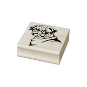 Cute Pug Rubberstempel (Stempel)