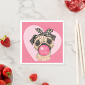 Cute Pug Servet (Insitu)