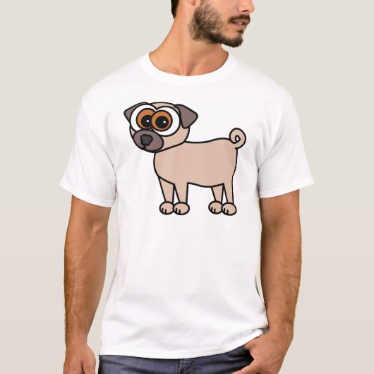 Cute Pug Shirt (Voorkant)