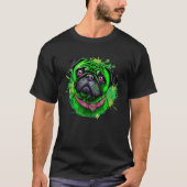 Cute Pug st Patrick s Day T-shirt (Voorkant)