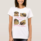 Cute Pug T-shirt (Voorkant)