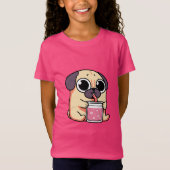 Cute Pug T-shirt (Voorkant)