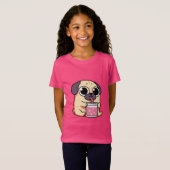 Cute Pug T-shirt (Voorkant volledig)