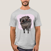 Cute Pug T-Shirt (Voorkant)