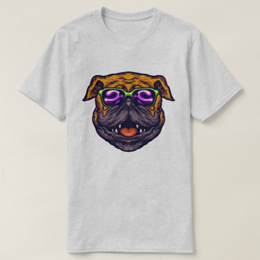 Cute Pug T-Shirt (Design voorkant)