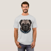 Cute Pug T-Shirt (Voorkant volledig)