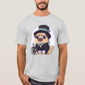 Cute Pug T-shirt (Voorkant)
