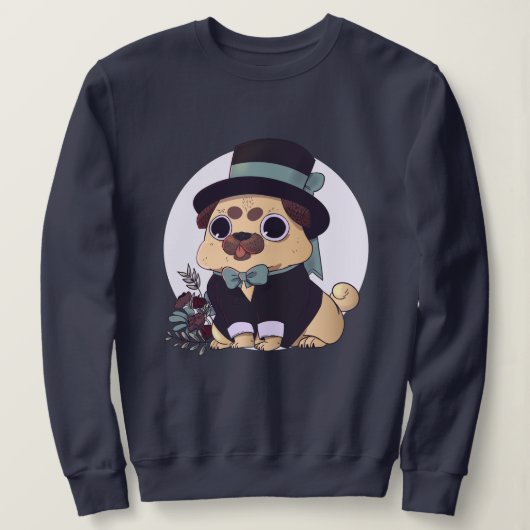 Cute Pug Trui (Design voorkant)