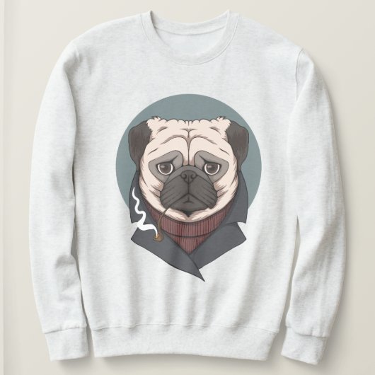 Cute Pug Trui (Design voorkant)