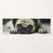 Cute Pug Yogamat (Voorkant (horizontaal))