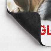 Cute Puggle Love Mousepad Muismat (Hoek)