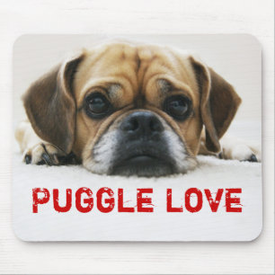 Cute Puggle Love Mousepad Muismat