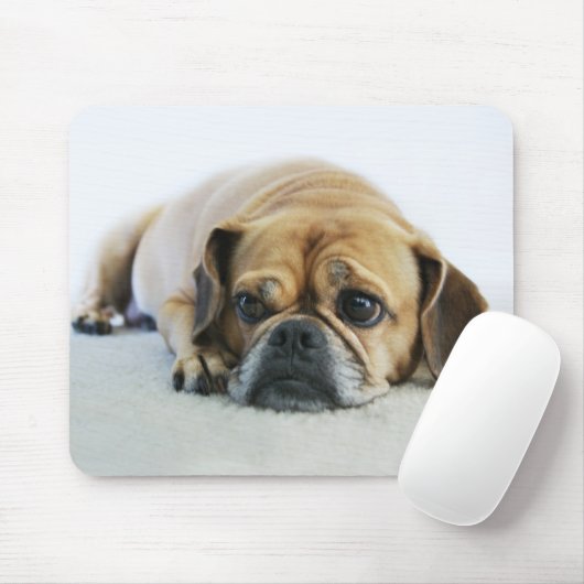 Cute Puggle Mousepad Muismat (Met muis)