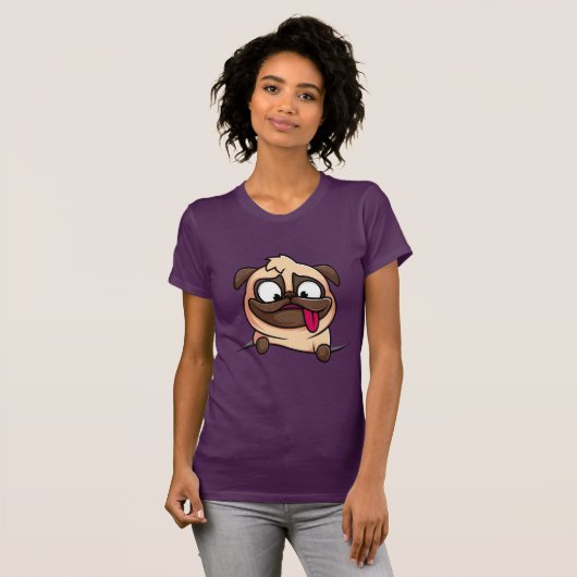 Cute puggy t-shirt (Voorkant volledig)