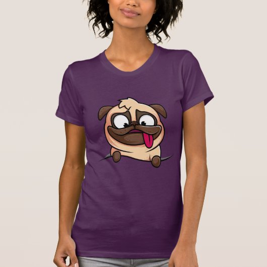 Cute puggy t-shirt (Voorkant)