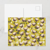 Cute Pugs Briefkaarten (Voorkant / Achterkant)