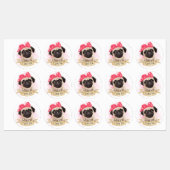 Cute Pugs Labels (Vel)