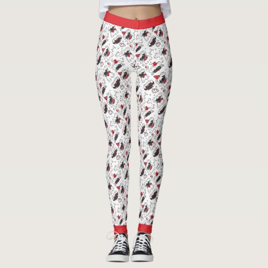 Cute Pugs Leggings (Voorkant)