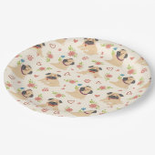Cute Pugs Paper Bord (Gekanteld)