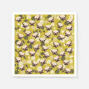 Cute Pugs Paper Napkins Servet