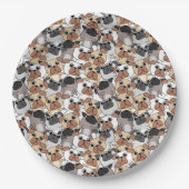Cute Pugs Papieren Bordje (Voorkant)