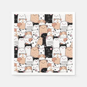 Cute Pugs Servet