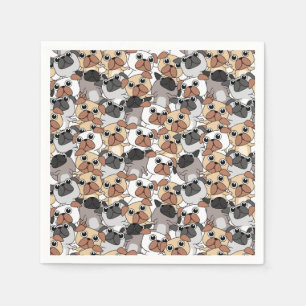 Cute Pugs Servet