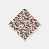 Cute Pugs Servet (Hoek)