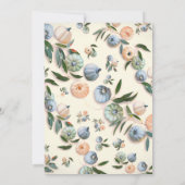 Cute pumpkin Boo Halloween bash roze Kaart (Achterkant)