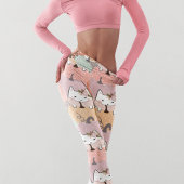 Cute Pumpkin Cat Herfst Autumn Halloween Pastel Leggings