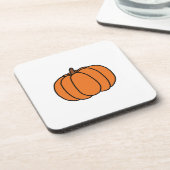 CUTE PUMPKIN DOODLE ONDERZETTER (Linkerzijde)